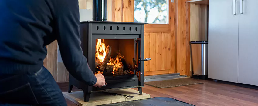 Open Hearth Wood Fireplace Installation in Morganton, NC